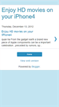 Mobile Screenshot of enjoy-hd-movies-on-your-iphone-4.blogspot.com
