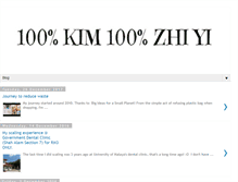 Tablet Screenshot of kimzhiyi.blogspot.com