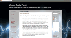 Desktop Screenshot of geekfamilee.blogspot.com