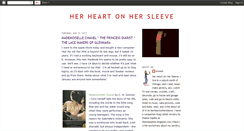 Desktop Screenshot of herheartonhersleeve.blogspot.com