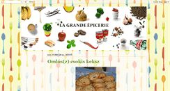 Desktop Screenshot of lagrandeepicerie.blogspot.com