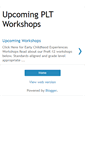 Mobile Screenshot of pltworkshops.blogspot.com