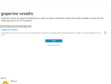 Tablet Screenshot of grapevinewreaths.blogspot.com