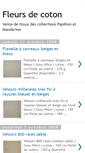 Mobile Screenshot of fleursdecoton.blogspot.com