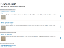 Tablet Screenshot of fleursdecoton.blogspot.com