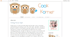 Desktop Screenshot of cookkorner.blogspot.com