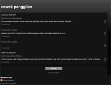 Tablet Screenshot of cewek--panggilan.blogspot.com