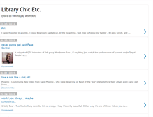 Tablet Screenshot of librarychicetc.blogspot.com