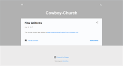 Desktop Screenshot of cowboy-church.blogspot.com