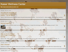 Tablet Screenshot of kaiserwellnesscenter.blogspot.com