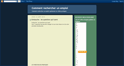Desktop Screenshot of chercher-emploi.blogspot.com