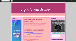 Desktop Screenshot of a-girlswardrobe.blogspot.com