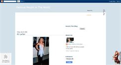 Desktop Screenshot of famous888people.blogspot.com