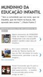 Mobile Screenshot of mundinhodaeducacaoinfantil.blogspot.com