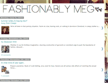 Tablet Screenshot of fashionablymeg.blogspot.com