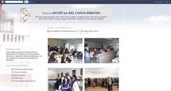 Desktop Screenshot of festivaldelconocimiento.blogspot.com