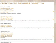 Tablet Screenshot of operationorethegambleconnection.blogspot.com