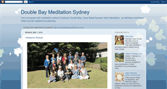 Desktop Screenshot of doublebaymeditation.blogspot.com