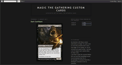 Desktop Screenshot of magiccustomcards.blogspot.com