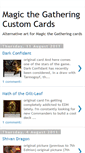 Mobile Screenshot of magiccustomcards.blogspot.com