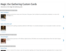 Tablet Screenshot of magiccustomcards.blogspot.com