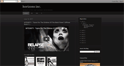 Desktop Screenshot of horizonsinc.blogspot.com