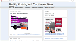 Desktop Screenshot of healthycookingnuwaveoven.blogspot.com