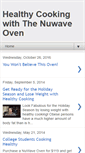 Mobile Screenshot of healthycookingnuwaveoven.blogspot.com