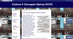 Desktop Screenshot of cultureandconcepts.blogspot.com