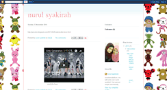 Desktop Screenshot of nurulsyakirah92.blogspot.com