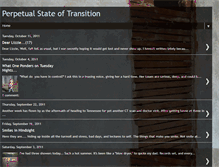 Tablet Screenshot of perpetualstateoftransition.blogspot.com