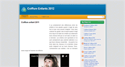 Desktop Screenshot of coiffureenfants.blogspot.com