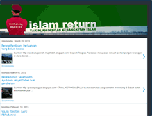 Tablet Screenshot of islamreturn.blogspot.com