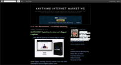 Desktop Screenshot of anythinginternetmarketing.blogspot.com