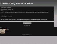 Tablet Screenshot of contenidoaullidosdeperros.blogspot.com