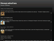 Tablet Screenshot of disneylatinsfans.blogspot.com