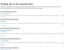 Tablet Screenshot of findingjoynow.blogspot.com
