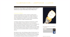 Desktop Screenshot of iluminacionlamparasluces.blogspot.com