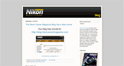 Desktop Screenshot of nikonownermag.blogspot.com