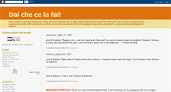 Desktop Screenshot of dai-che-ce-la-fai.blogspot.com