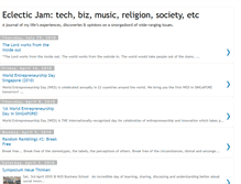 Tablet Screenshot of eclecticjam.blogspot.com