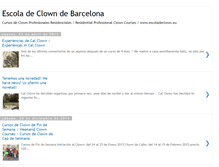 Tablet Screenshot of escoladeclown.blogspot.com