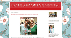 Desktop Screenshot of ourserenity.blogspot.com