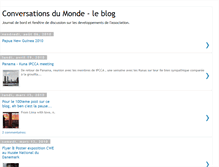 Tablet Screenshot of conversationsdumonde.blogspot.com