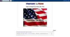 Desktop Screenshot of history-is-now.blogspot.com