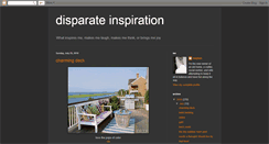 Desktop Screenshot of disparateinspiration.blogspot.com