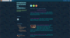 Desktop Screenshot of efemerideseducativas.blogspot.com