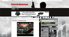 Desktop Screenshot of devoted2gaming.blogspot.com