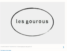 Tablet Screenshot of lesgourous.blogspot.com