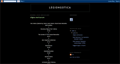 Desktop Screenshot of legiongotica.blogspot.com